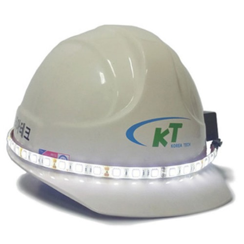 안전모 부착형 LED반사띠 건전지포함 - 화이트